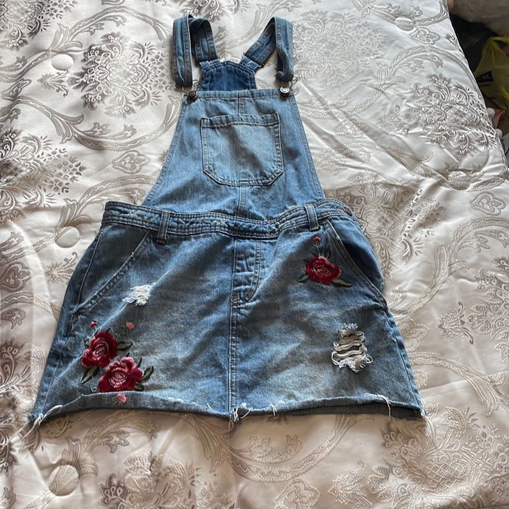 Denim Overall Dress